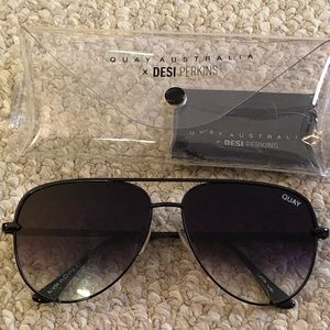 Quay oversized gradient Desi sunglasses